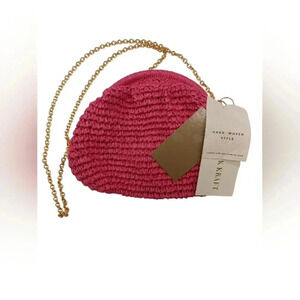 Antik  Kraft NWT Hot Pink Shoulder Bag Handmade O/S